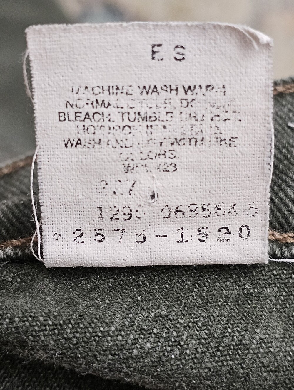 VTG 1995 Levi's L2 Forest Green Jeans Mens Tag 33x30 MEASURES 31x30 Baggy Loose - Picture 13 of 16